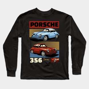 Porsche 356 Artwork Long Sleeve T-Shirt